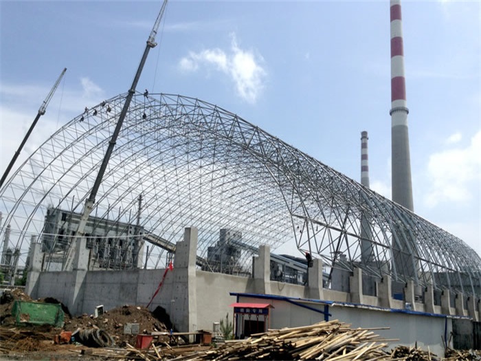桂林煤机油桶翘工程网架