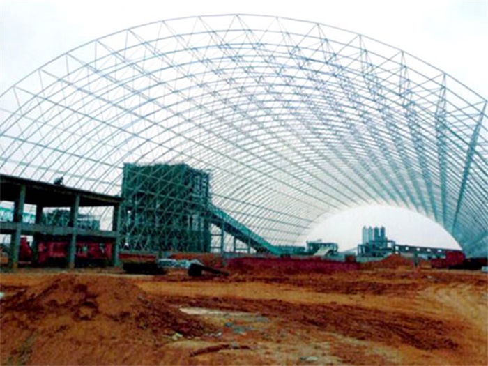 桂林广西白色电厂干煤棚网架加工